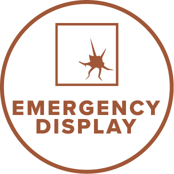 Equipado con pantalla de emergencia para cualquier fallo de control remoto.